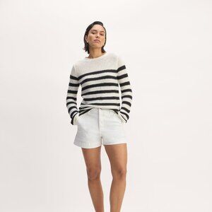 Everlane The Organic Way-High® Shortie Short White Base - Size 00